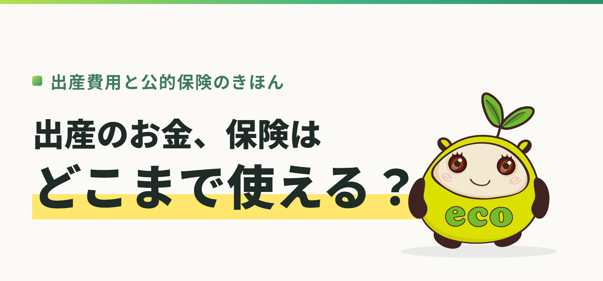 出産費用と公的保険のきほん。出産のお金、保険はどこまで使える？（記事イメージ）